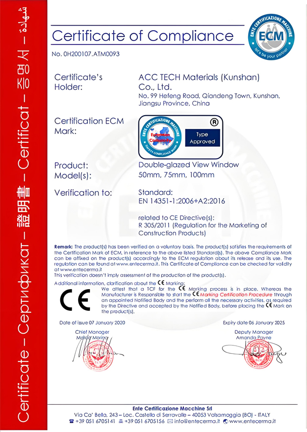 Company Qualifications